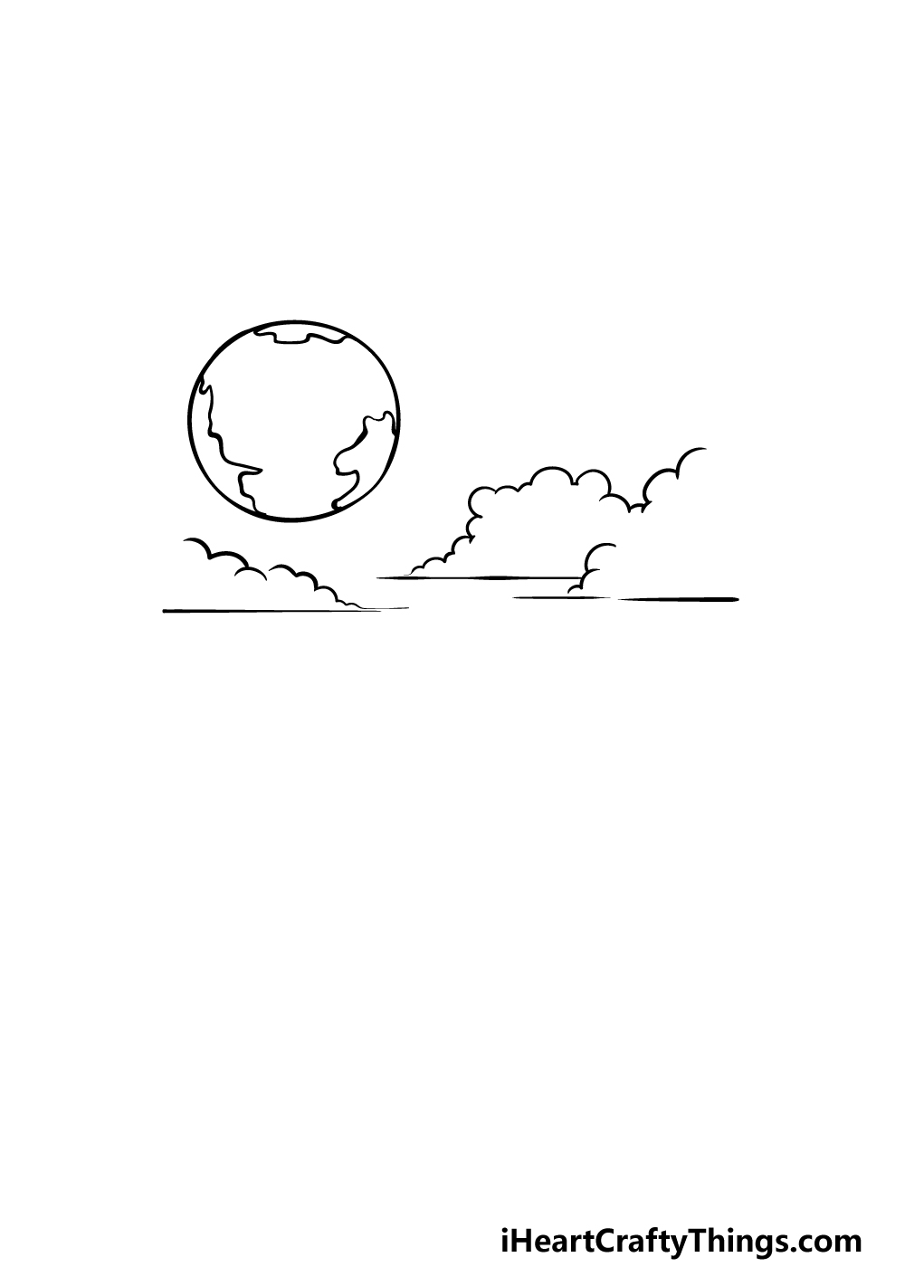 drawing sky step 2