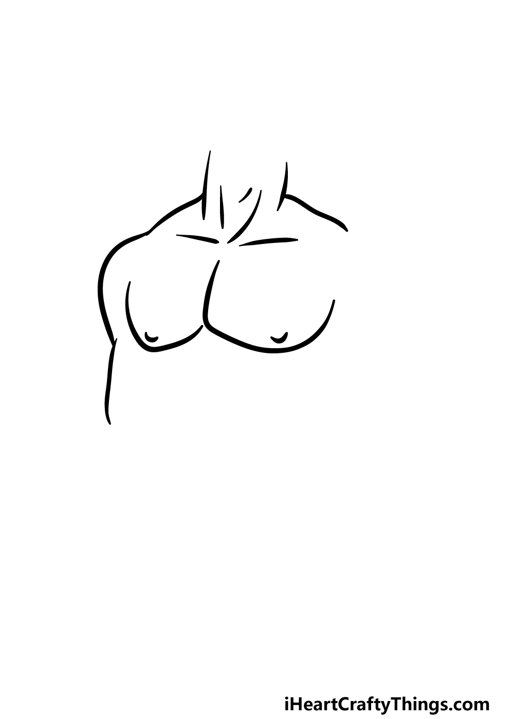 drawing abs step 2