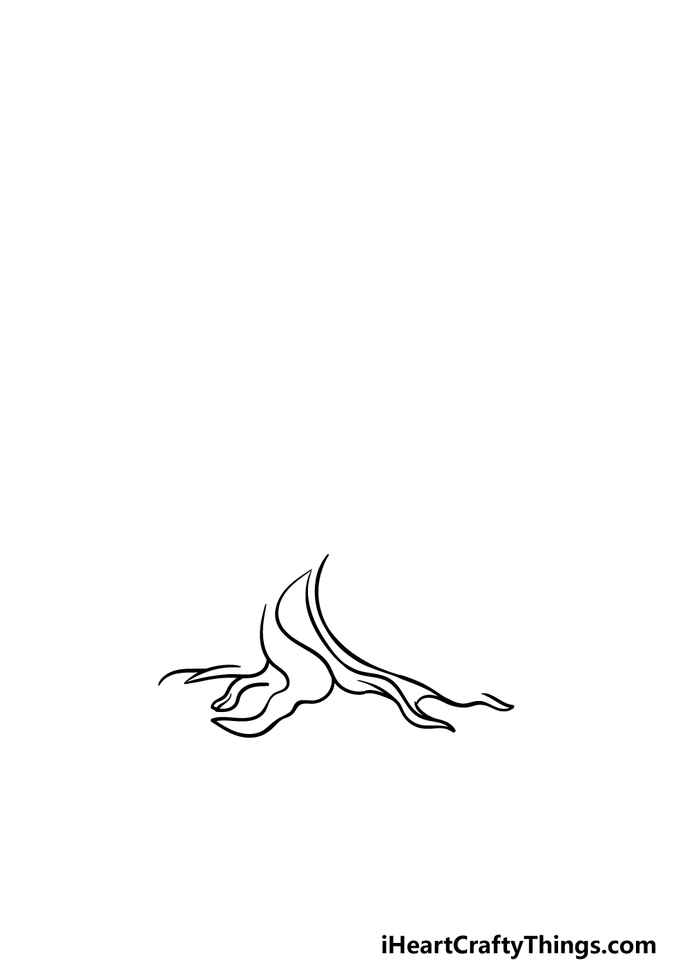 how to draw a dead tree step 2