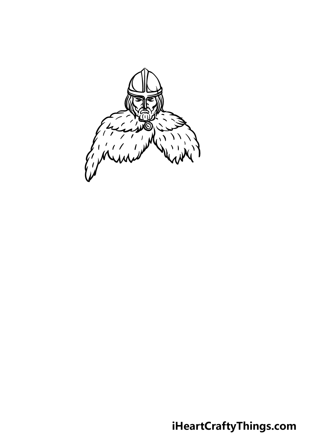 drawing a viking step 2