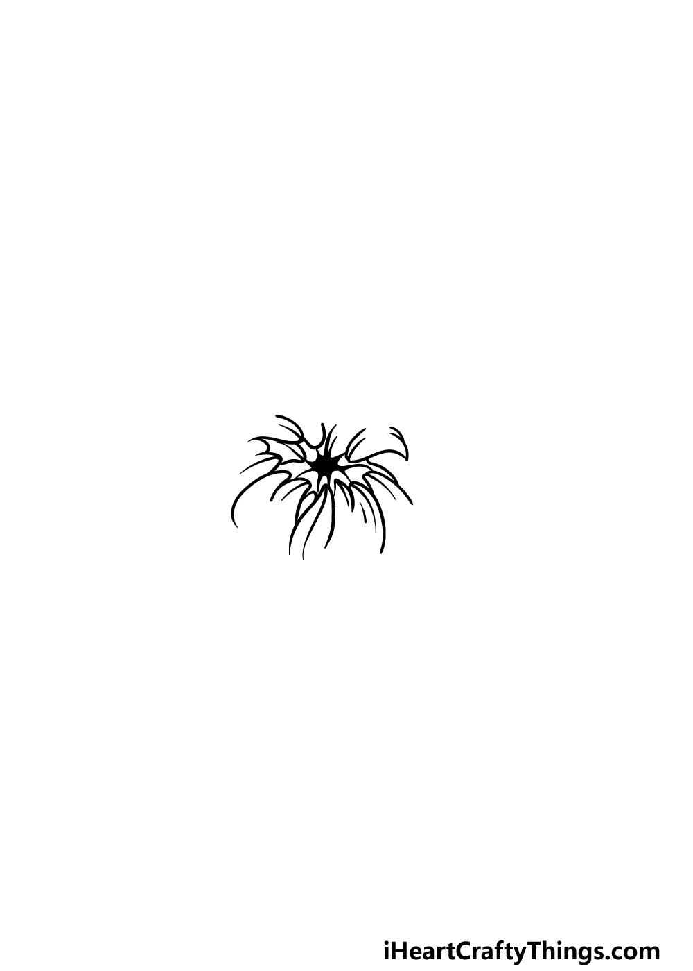 drawing Chrysanthemum step 2
