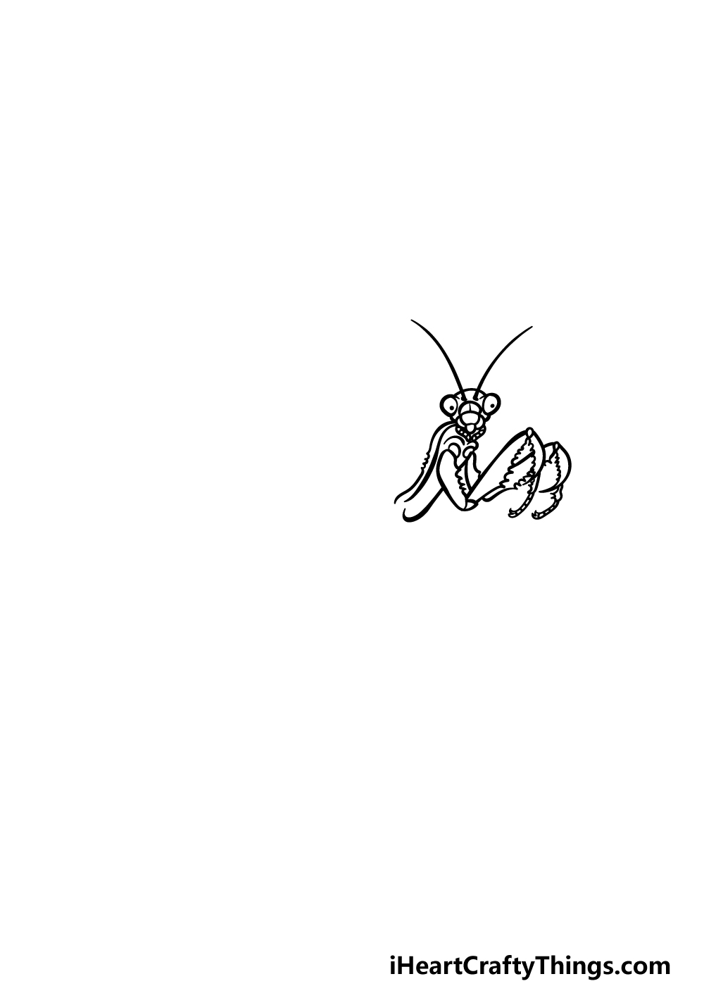 drawing an insect step 2