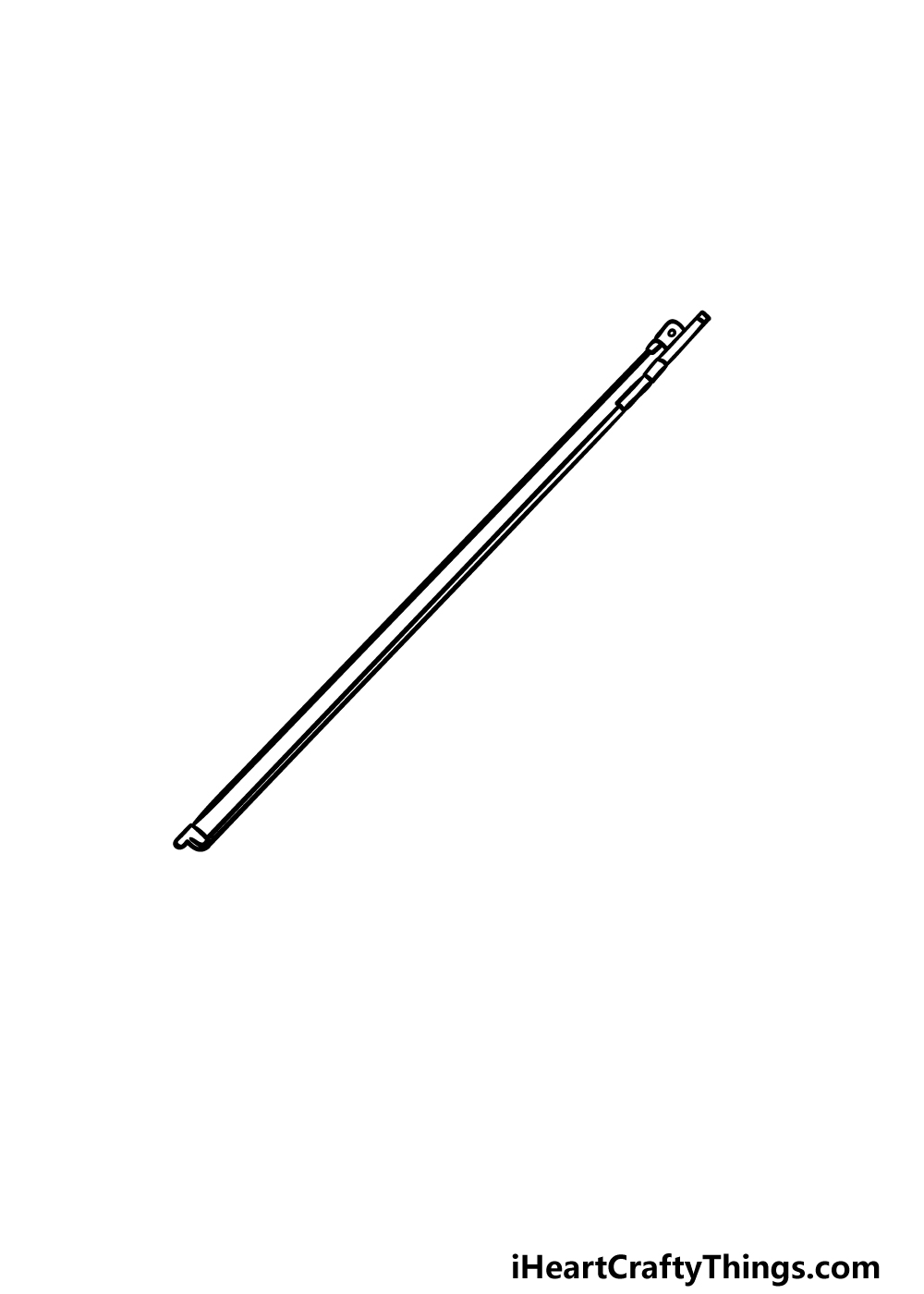drawing a violin step 2