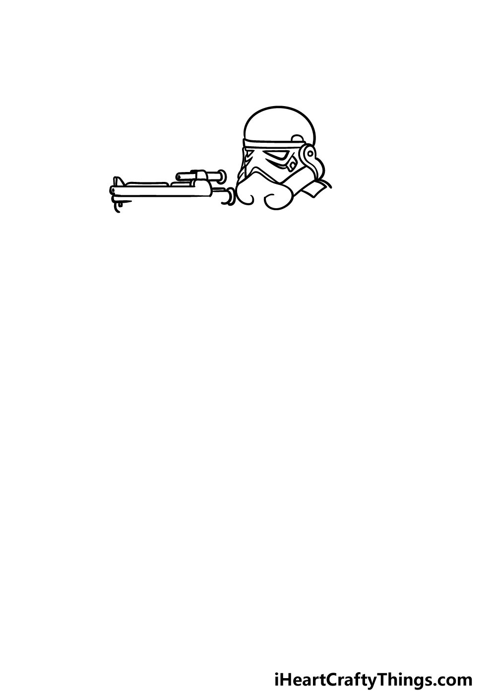 drawing a Stormtrooper step 2