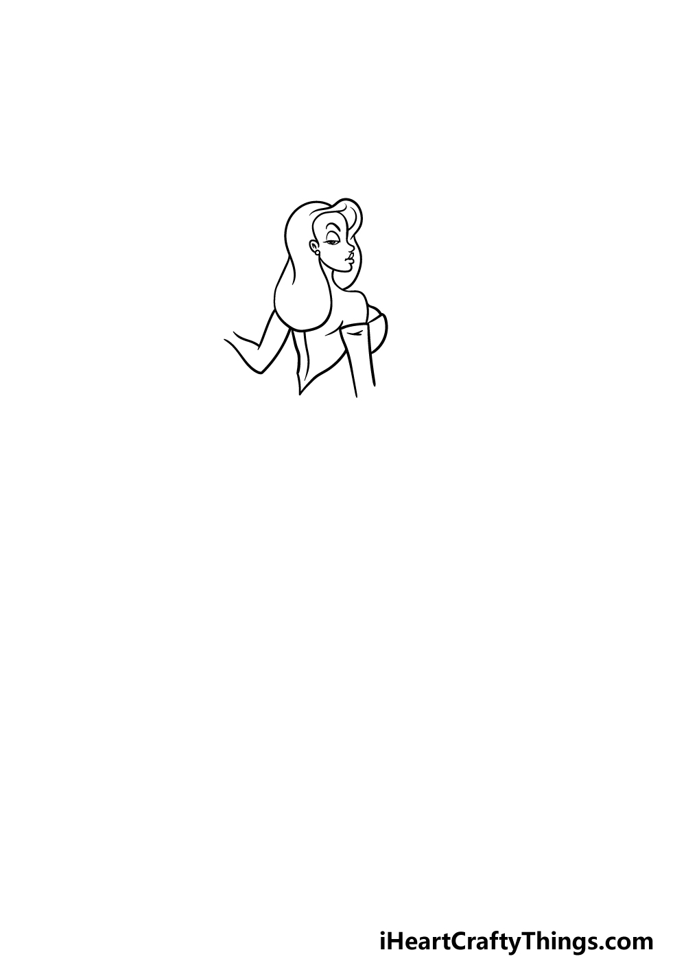 drawing Jessica Rabbit step 2