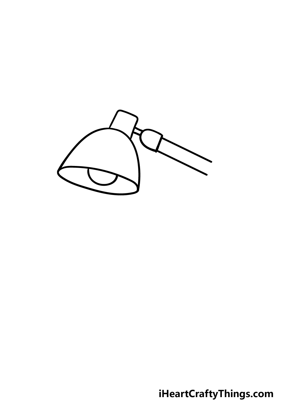 drawing a lamp step 2