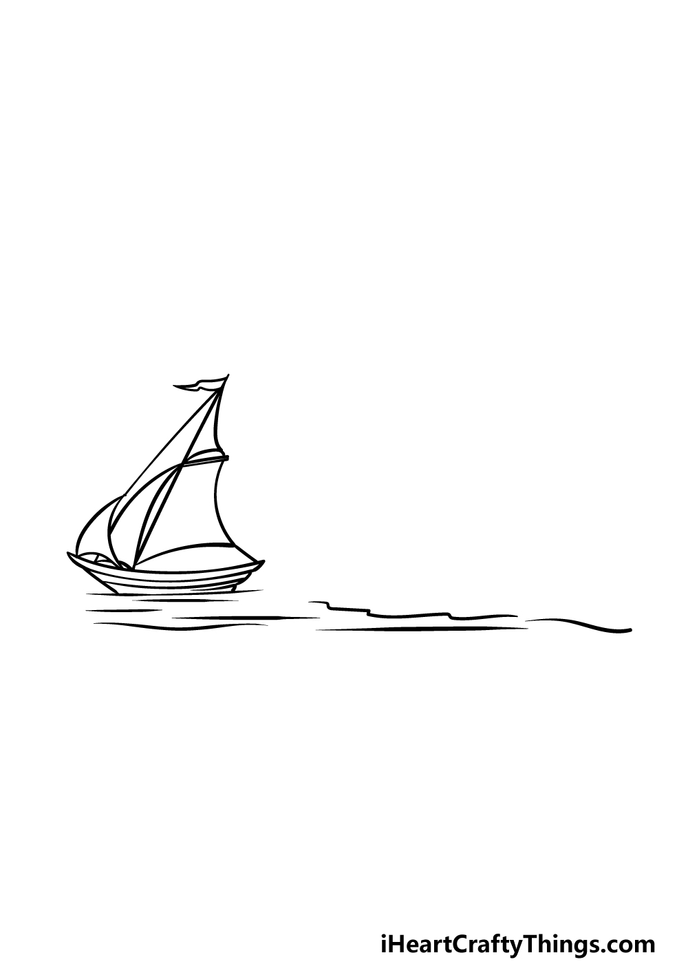 drawing a sunrise step 3