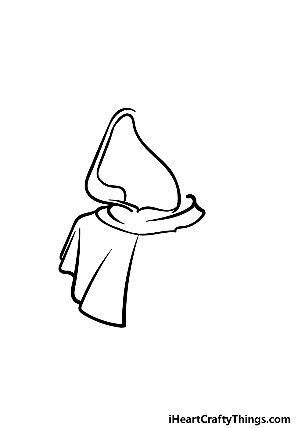 drawing a hood step 3