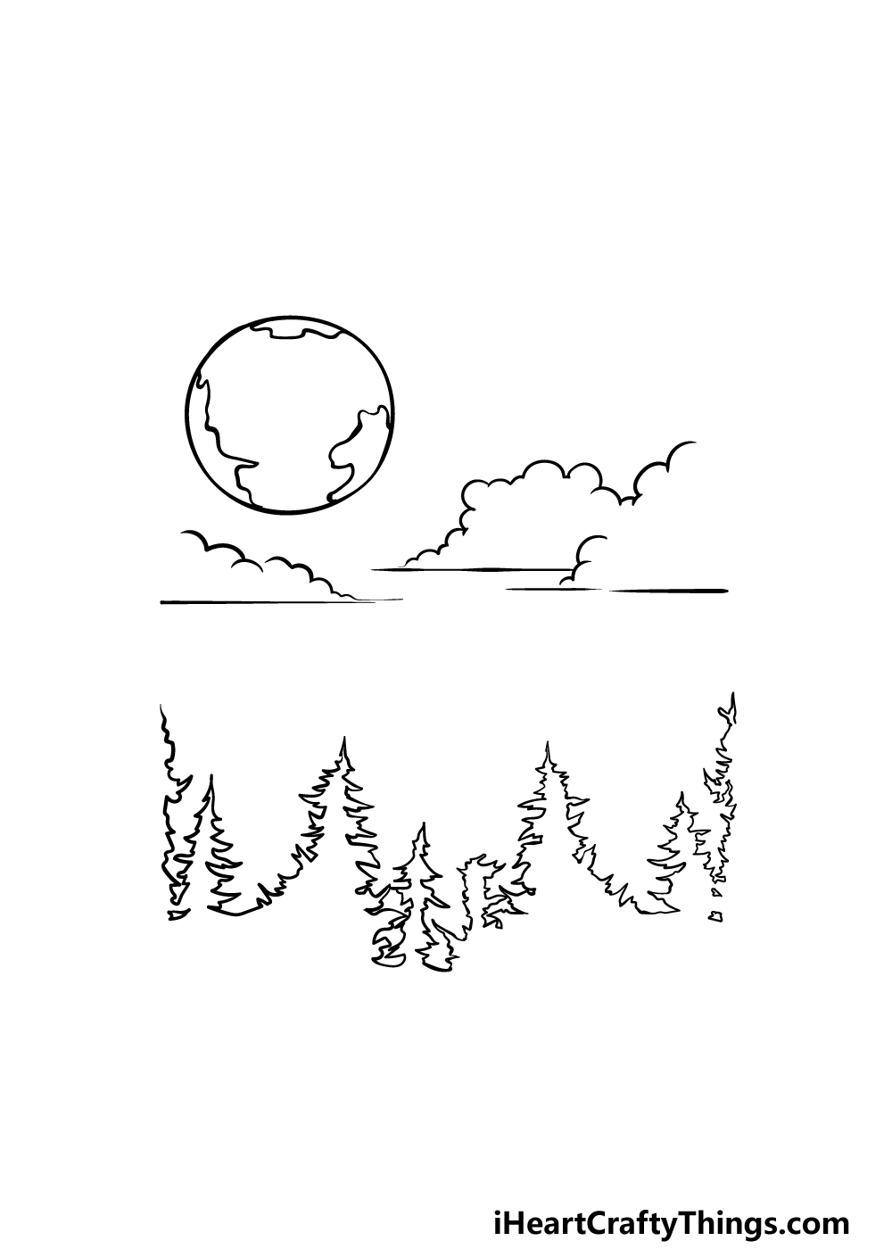 drawing sky step 3