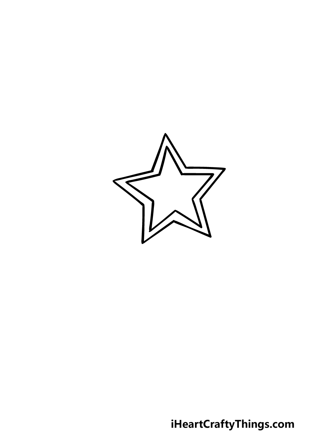 drawing a Shooting Star step 3