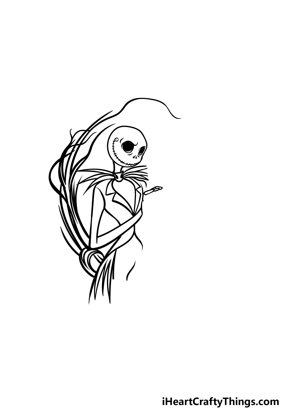 drawing Jack and Sally step 3