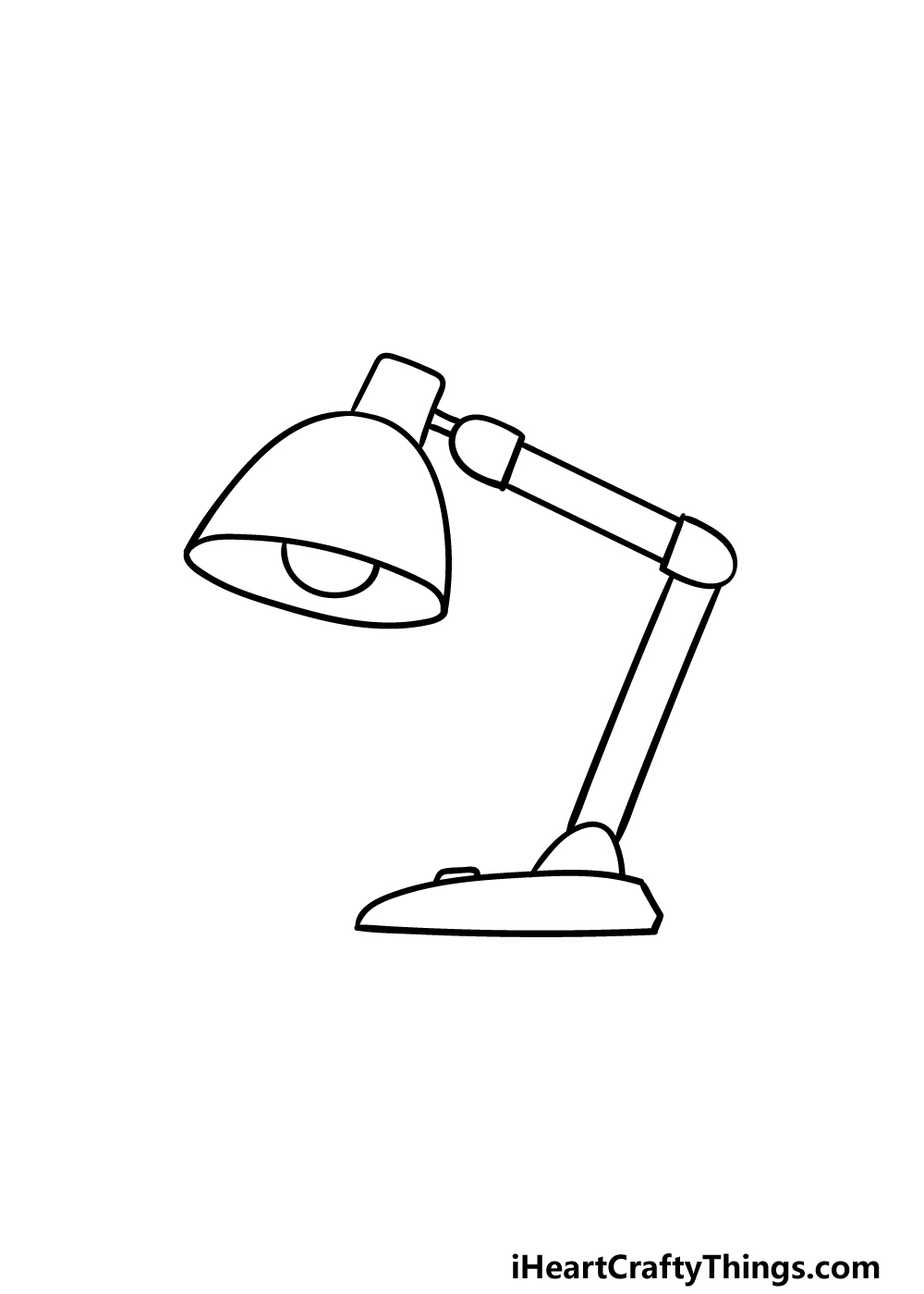 drawing a lamp step 3