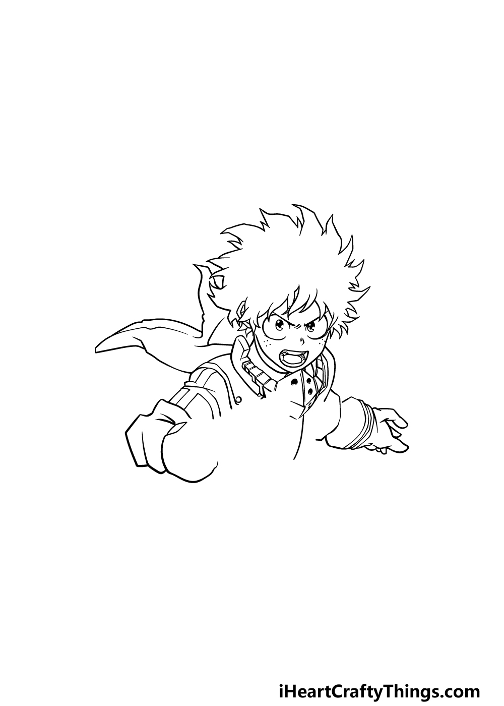 drawing my hero academia step 4
