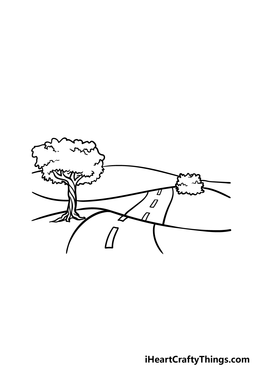 drawing a road step 4