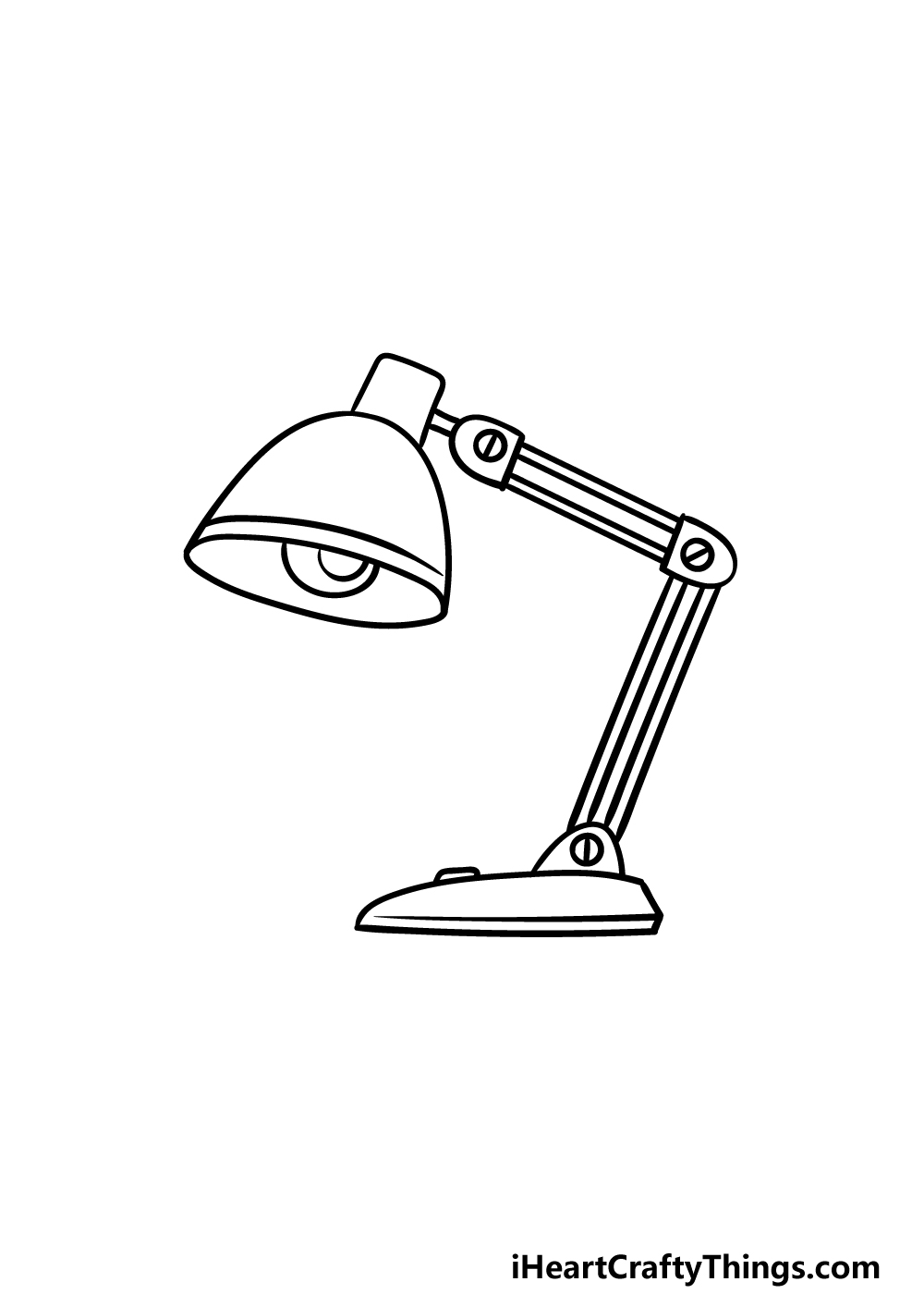 drawing a lamp step 4