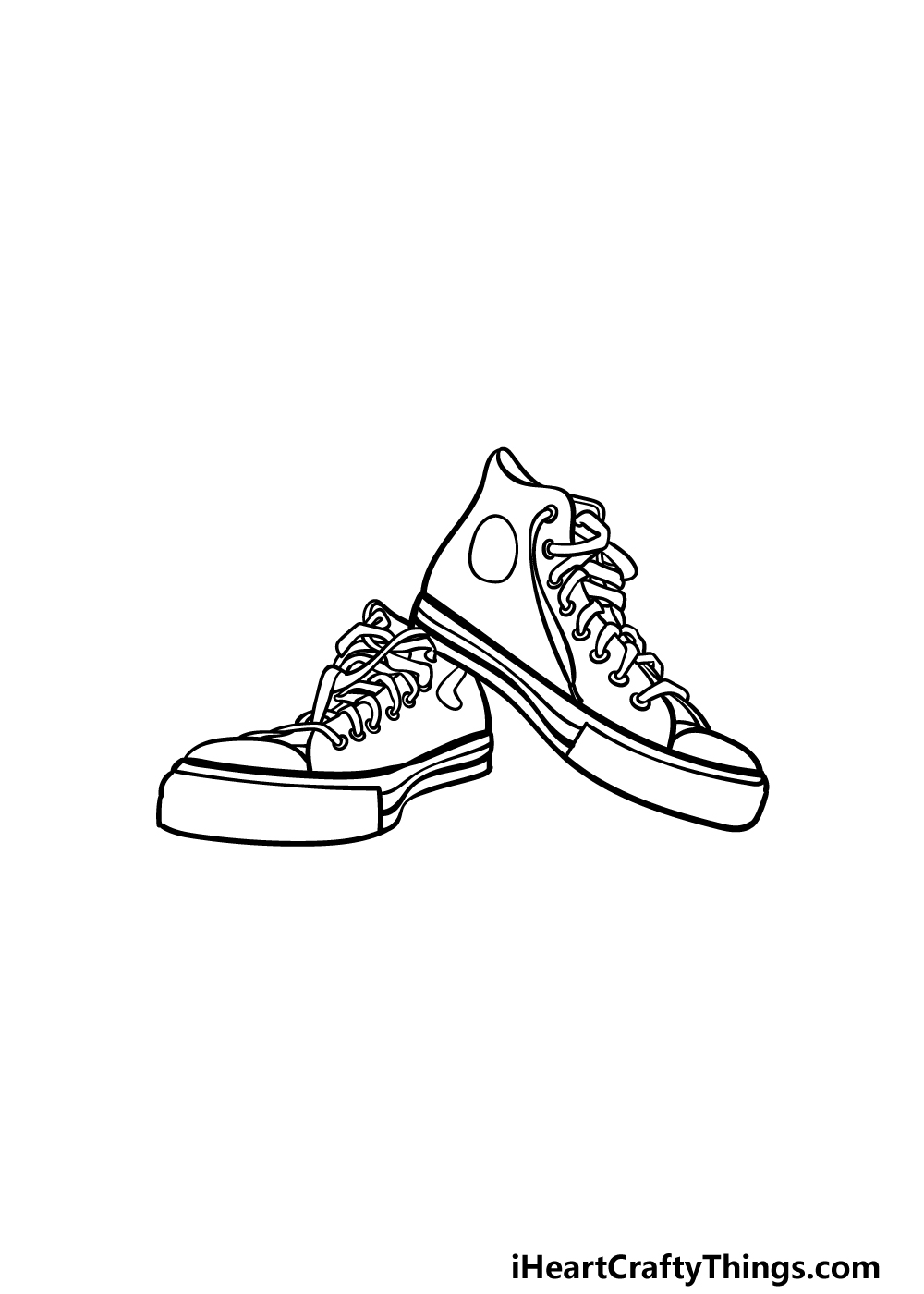 drawing converse step 4