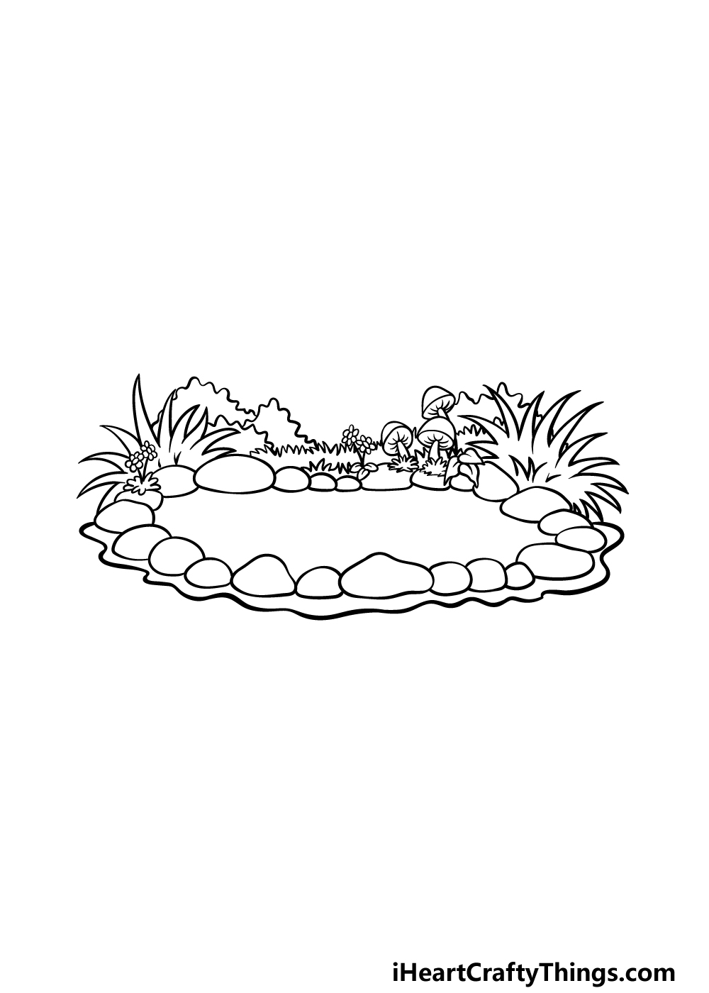 drawing a pond step 5