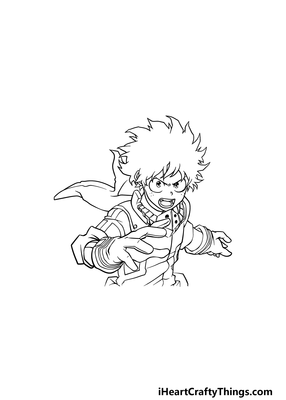 drawing my hero academia step 5