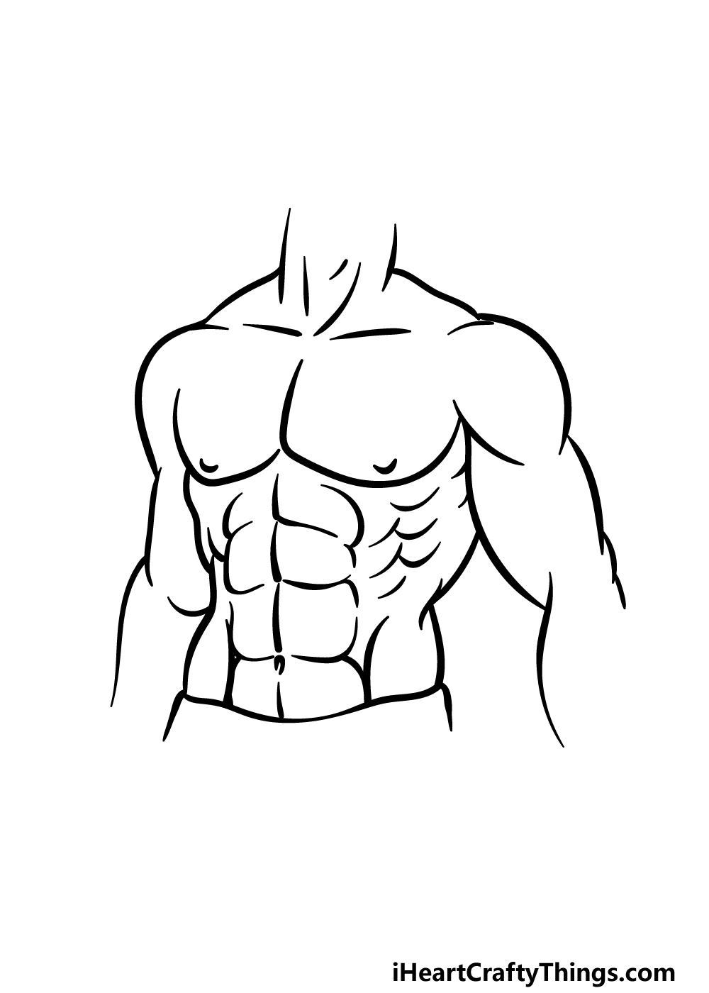 drawing abs step 5