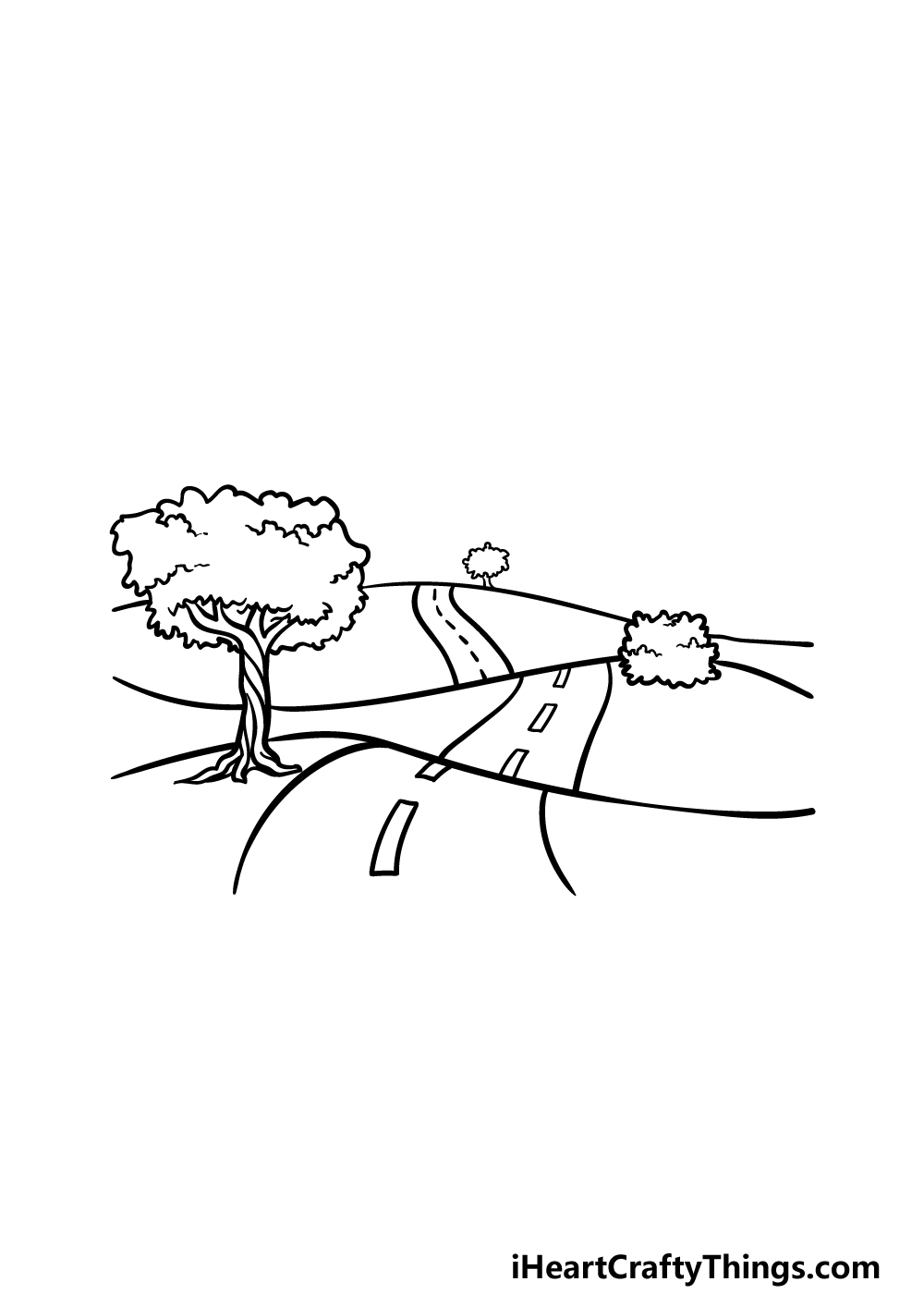 drawing a road step 5