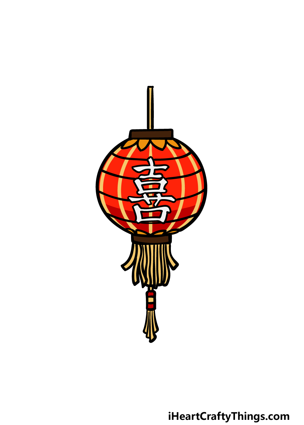 drawing a lantern step 6