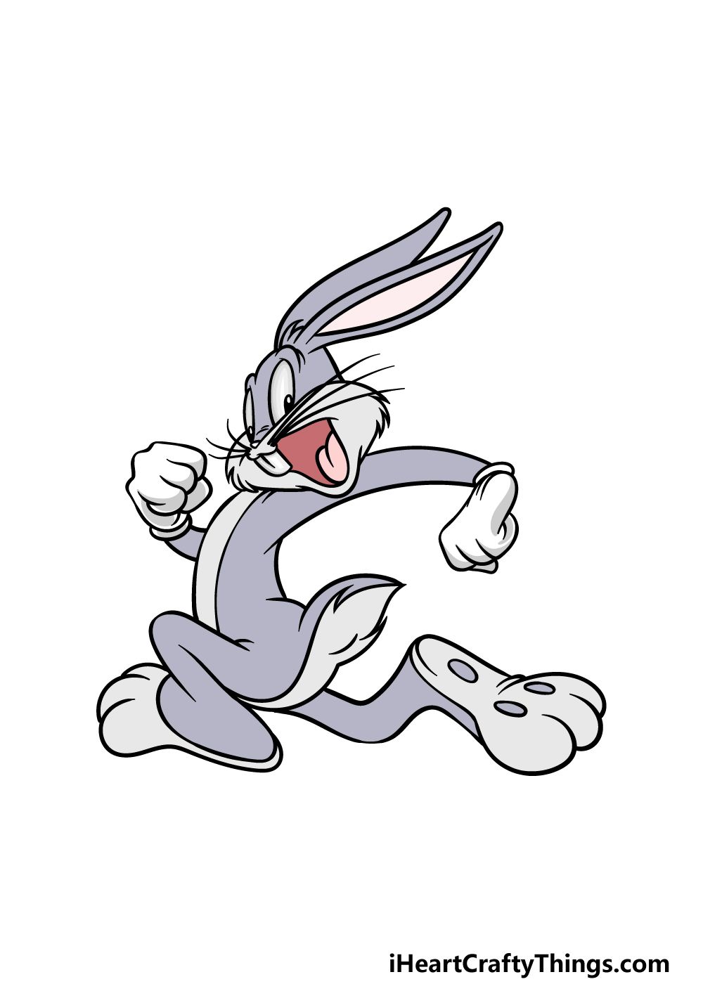 drawing Bugs Bunny step 6