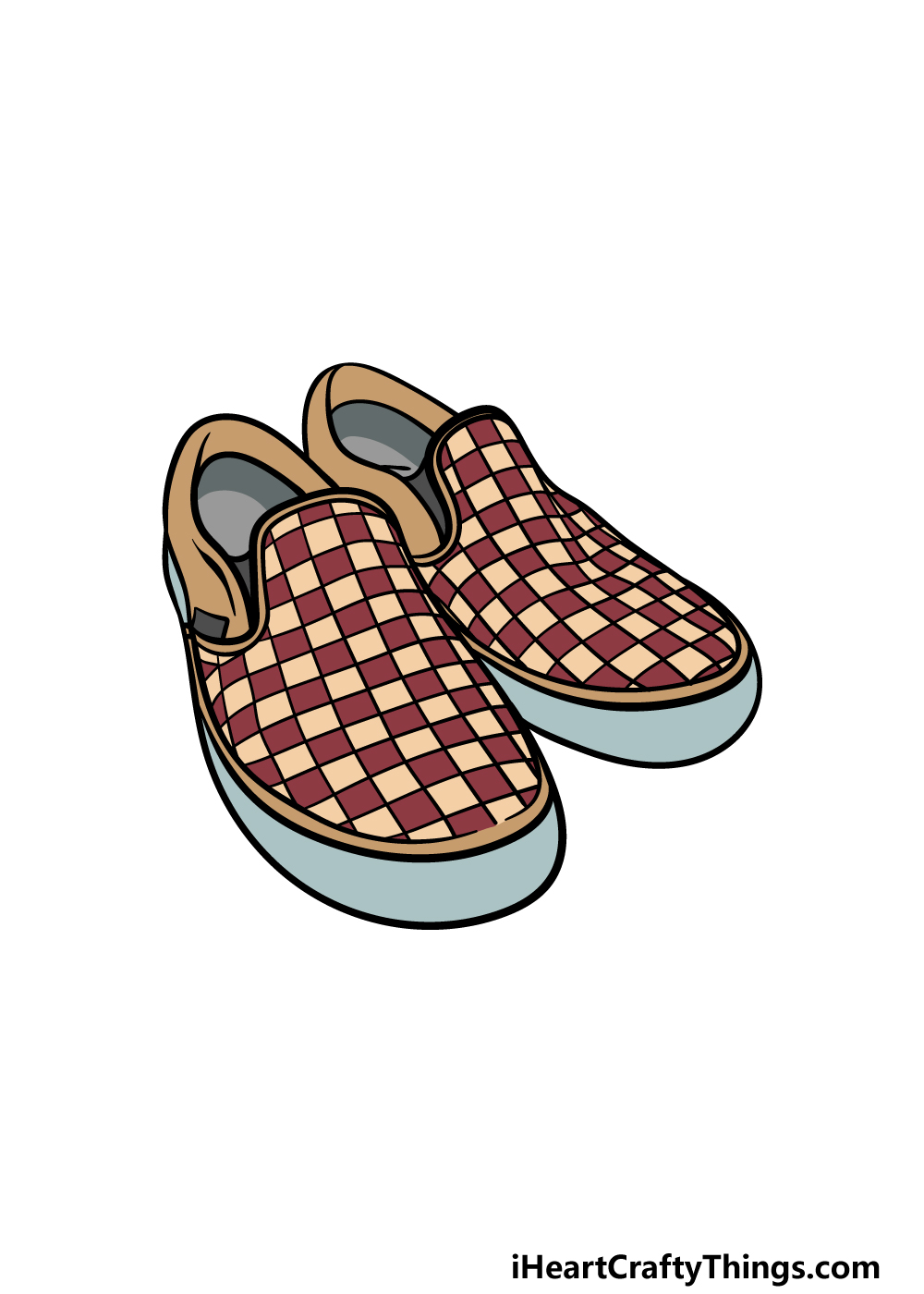 drawing vans shoes step 6