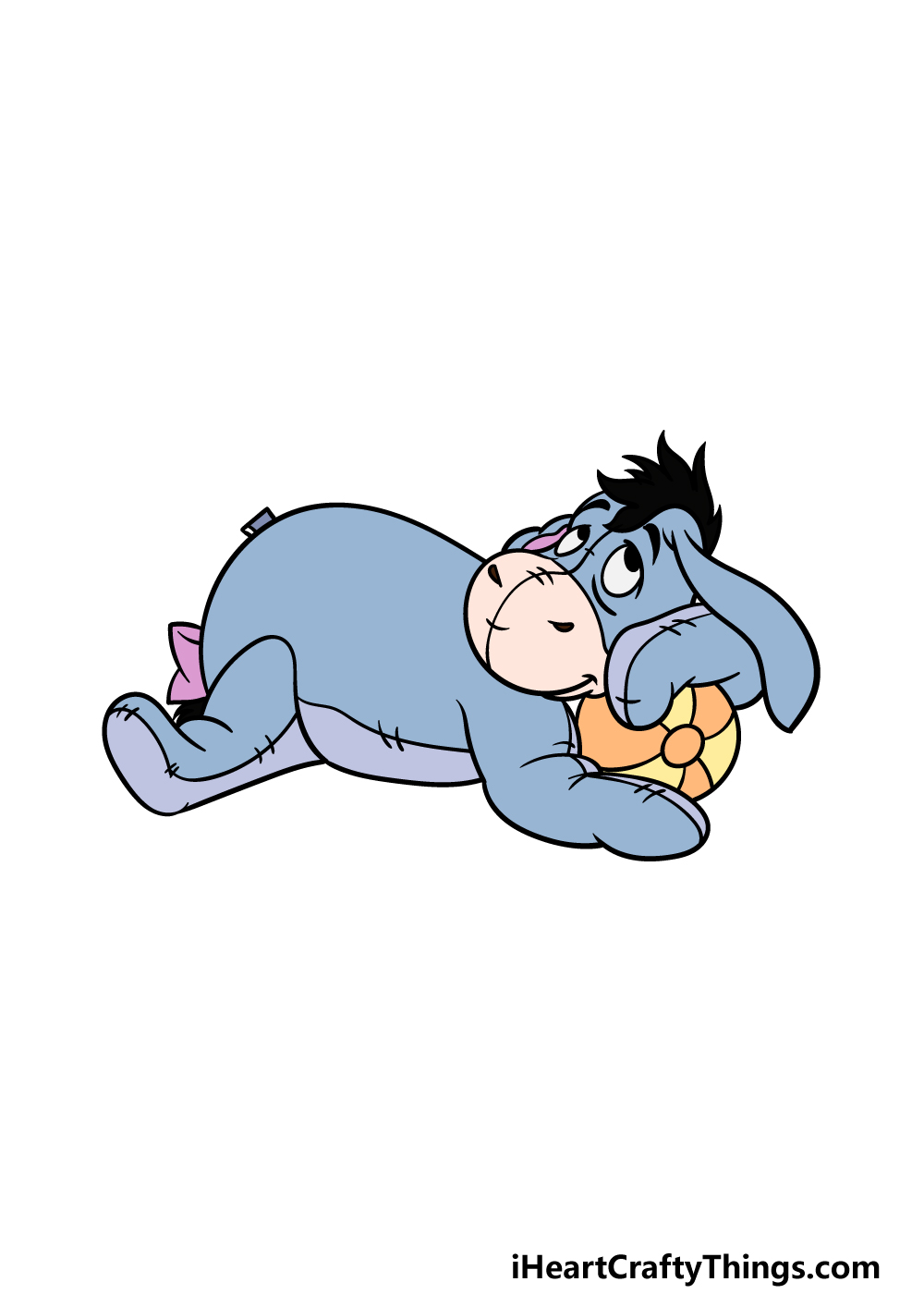 drawing Eeyore step 6