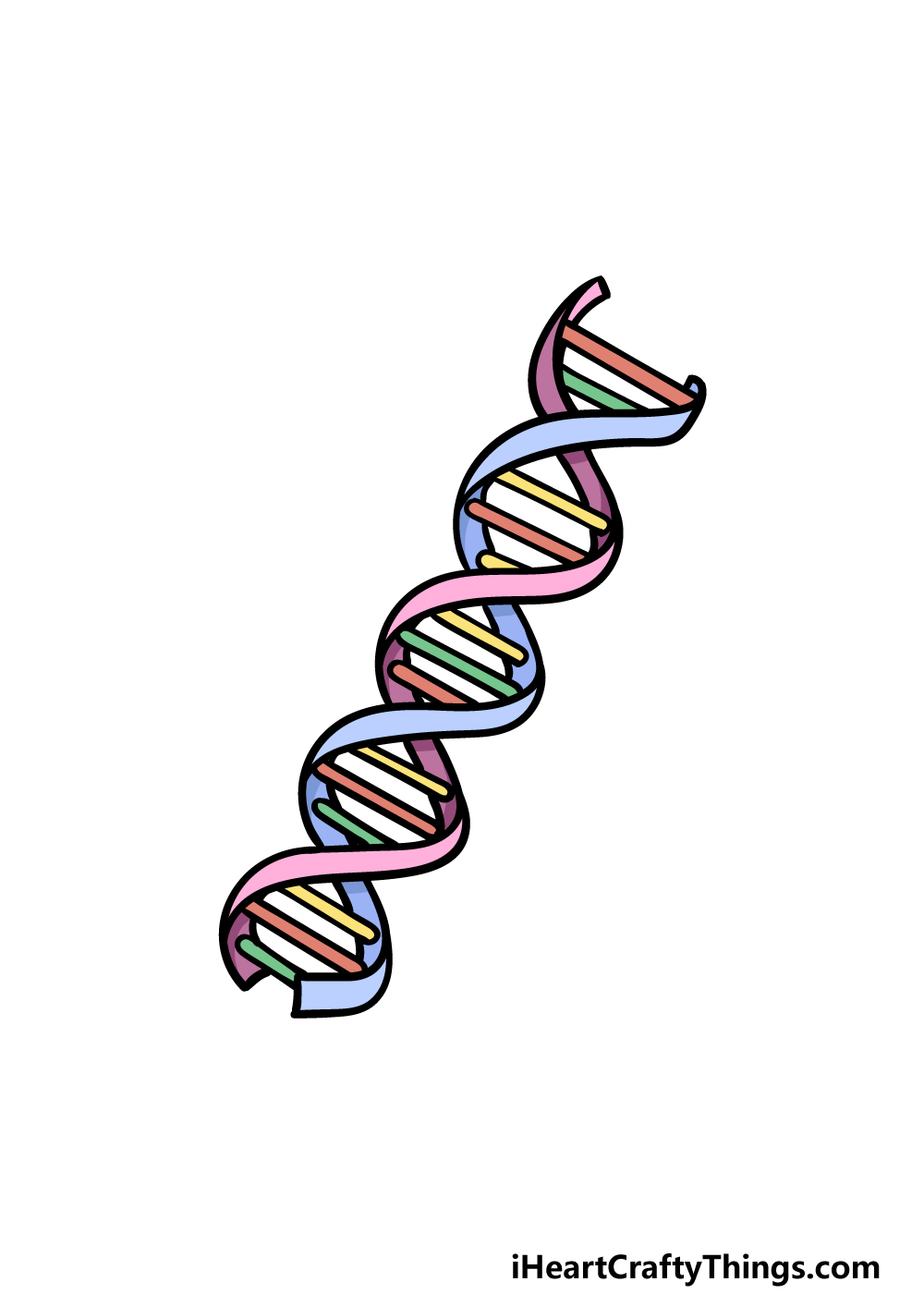 drawing DNA step 6