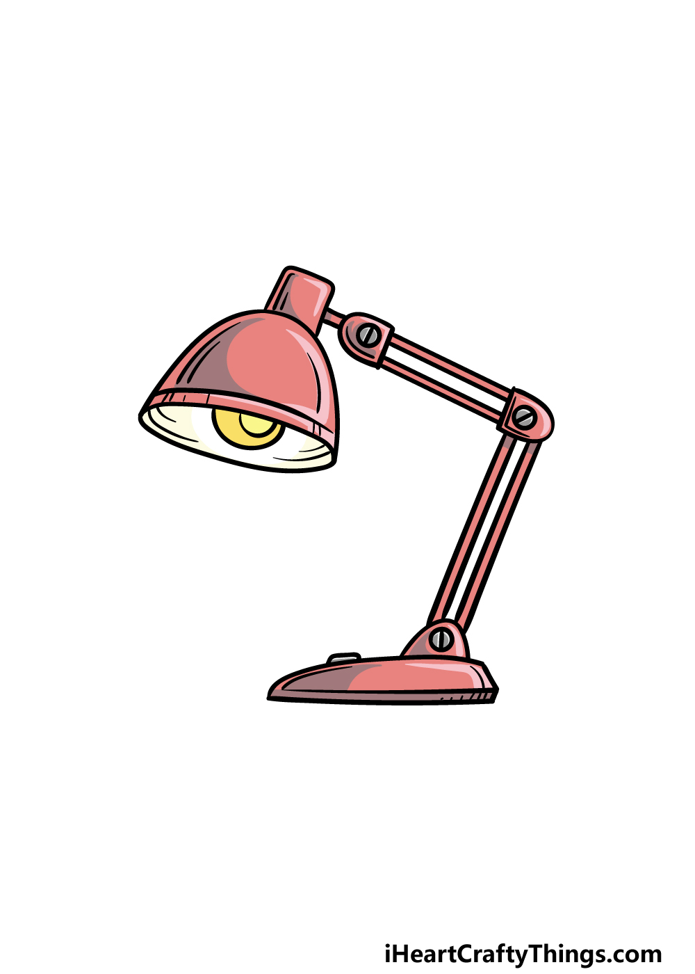 drawing a lamp step 6