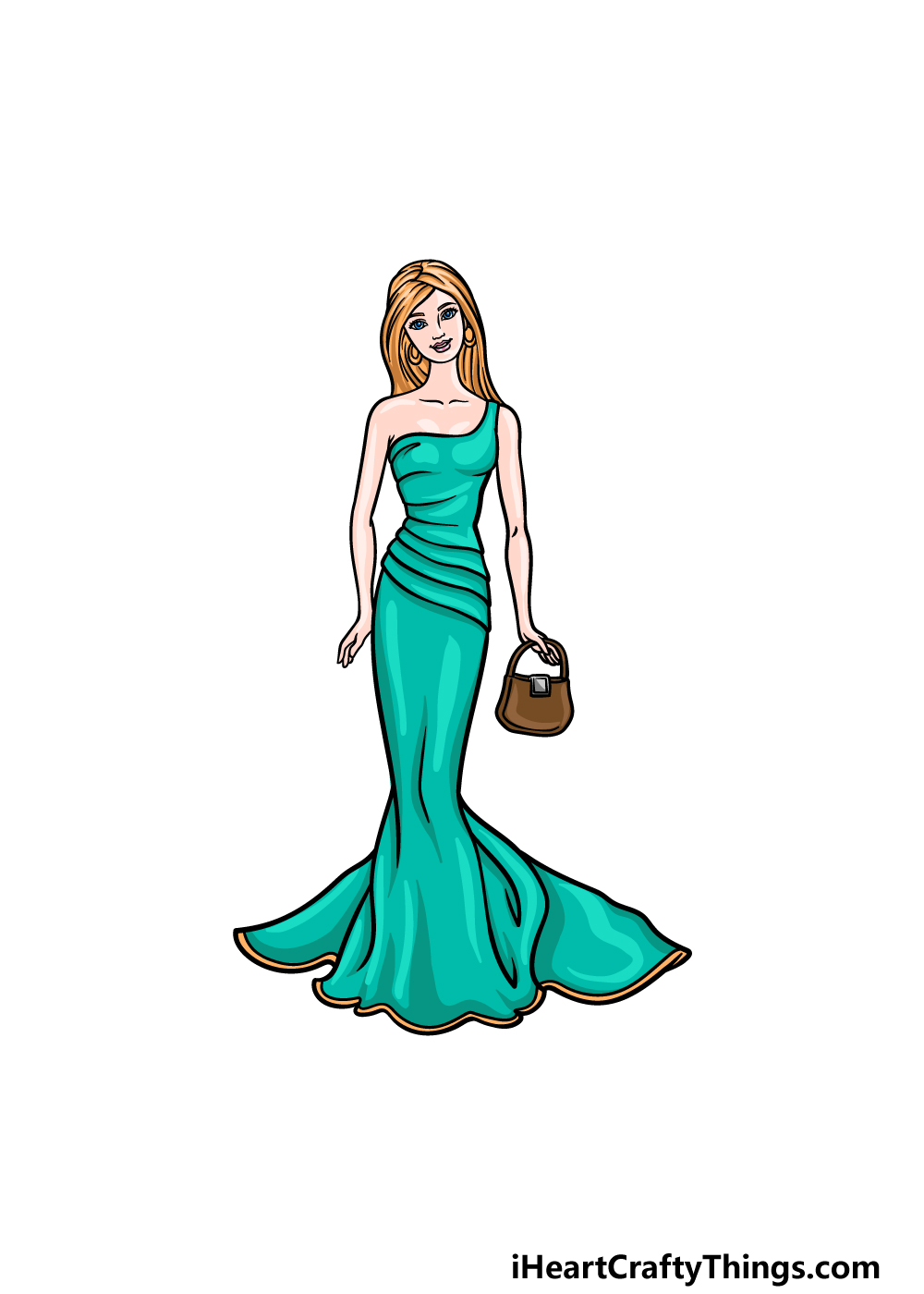 drawing Barbie step 7