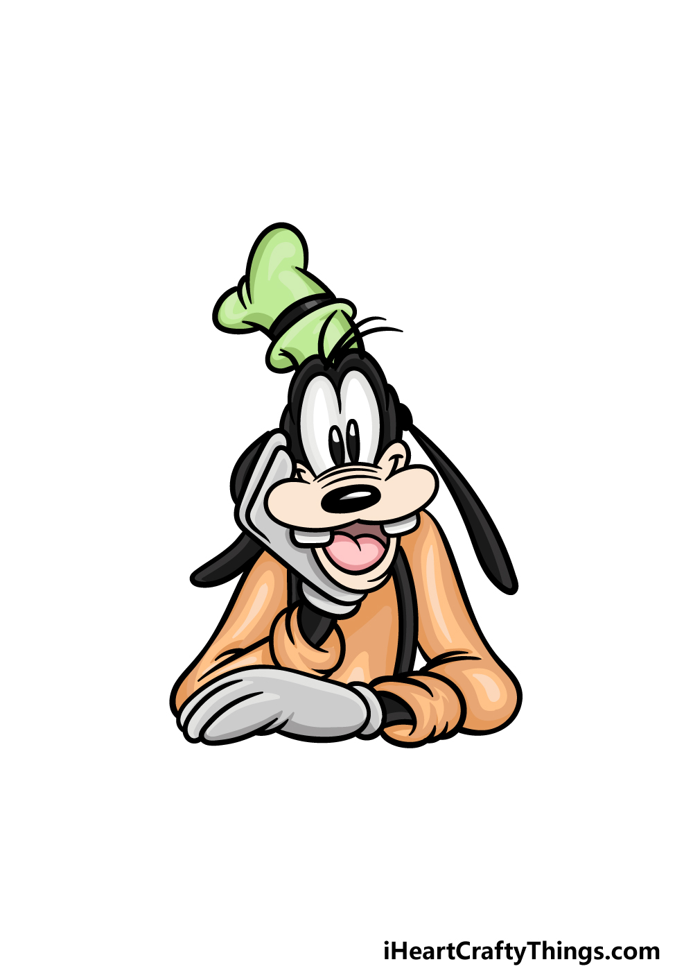 drawing Goofy step 7