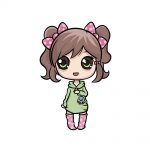 how to draw a doll image