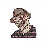 how to draw Freddy Krueger image