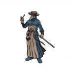 how to draw a plague doctor image