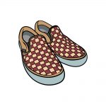 how to draw vans shoes image