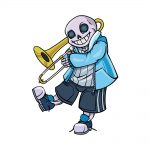 how to draw Sans image