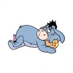 how to draw Eeyore image