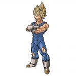 how to draw Vegeta image