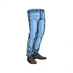 how to draw jeans image