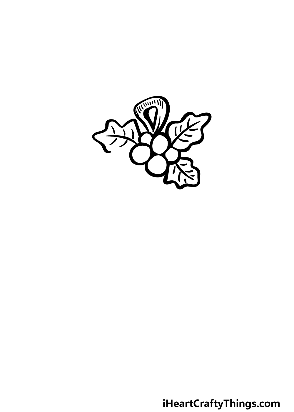 an ornament drawing step 1