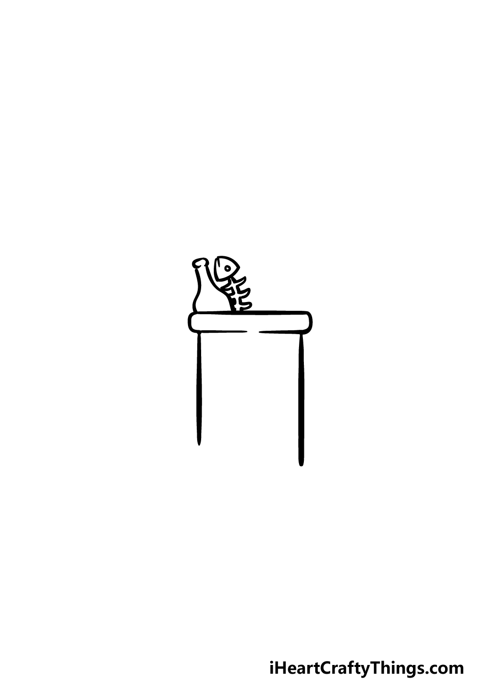 how to draw trash step 1