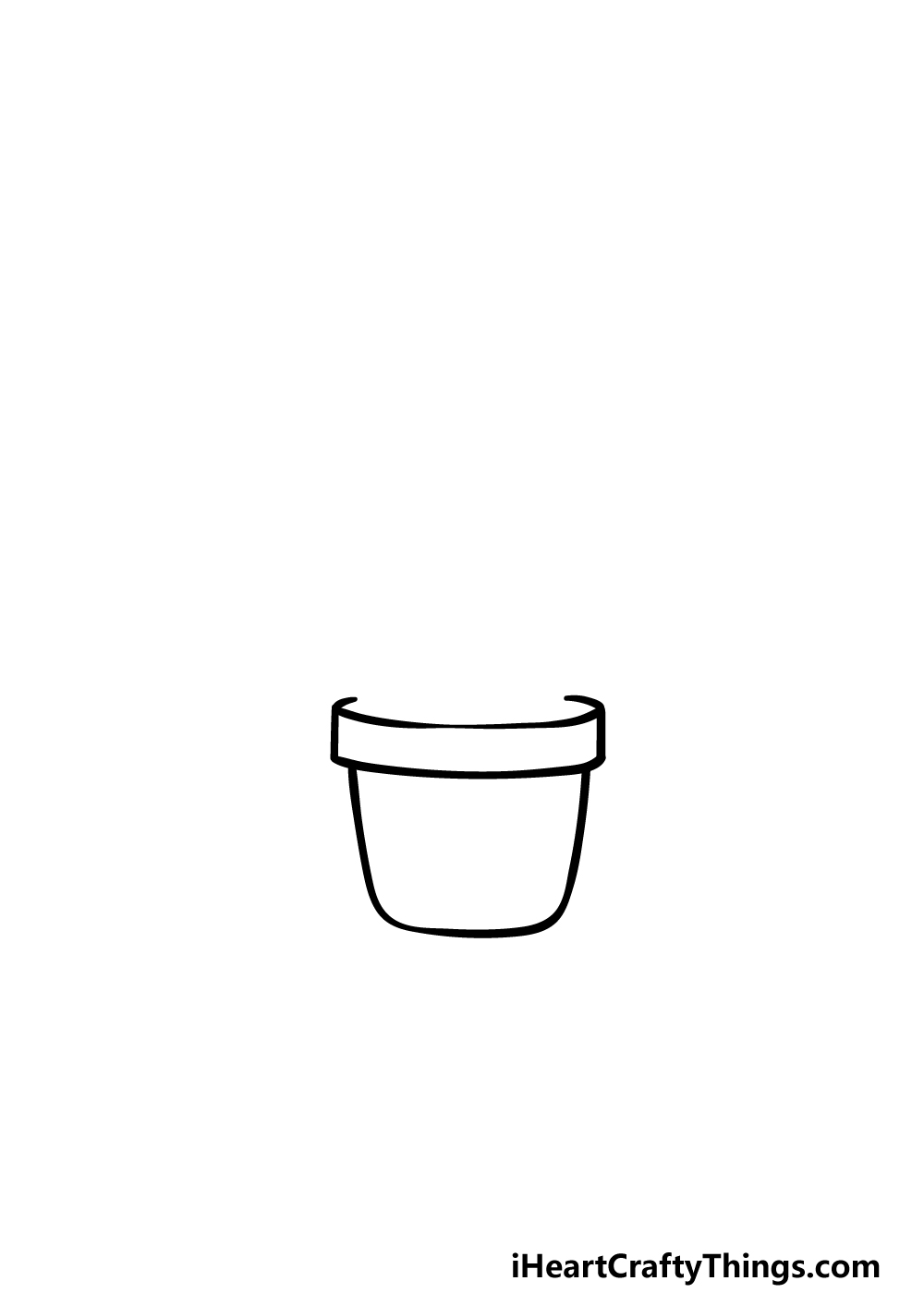 how to draw a Venus Fly Trap step 1