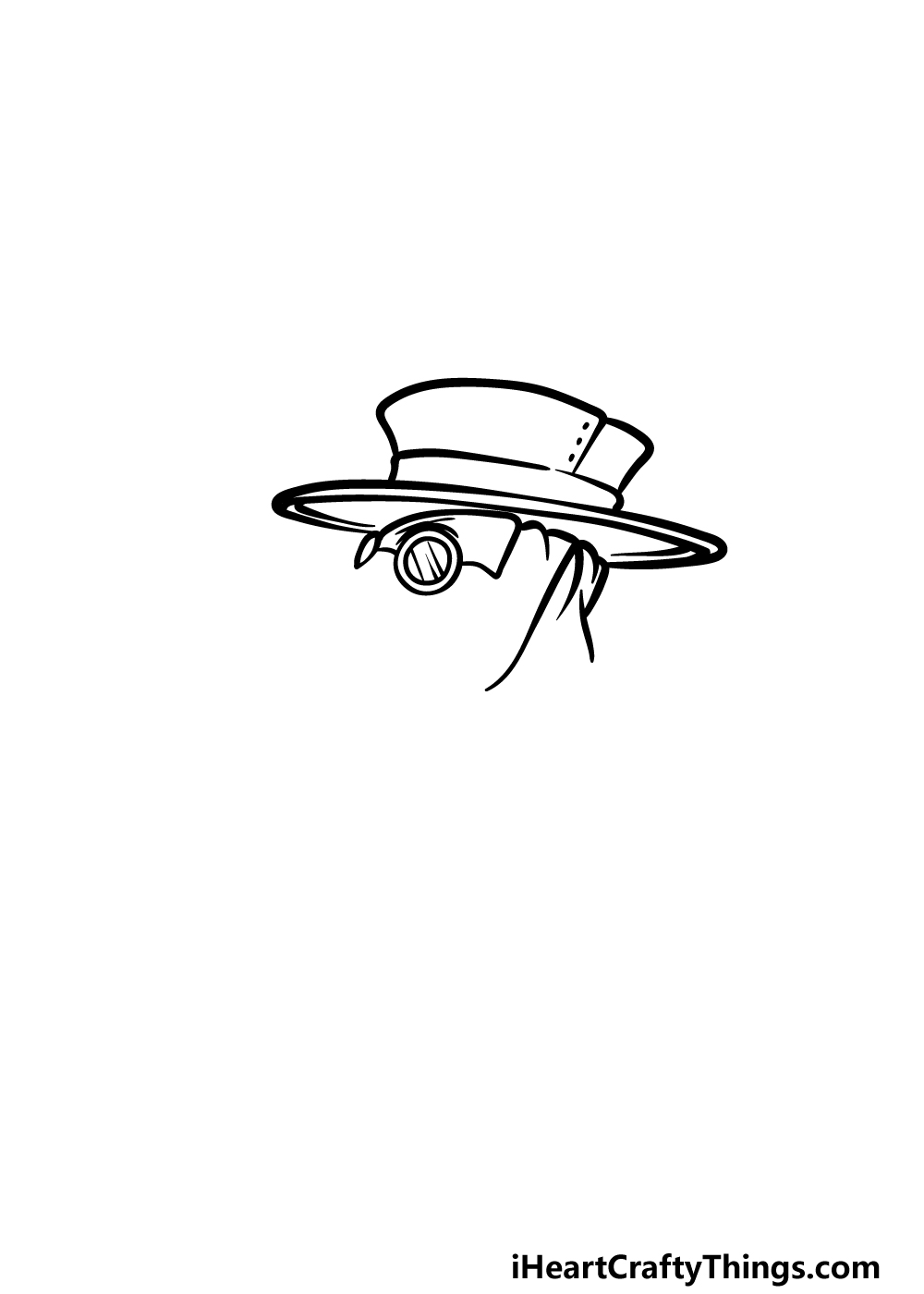 drawing a plague doctor step 1