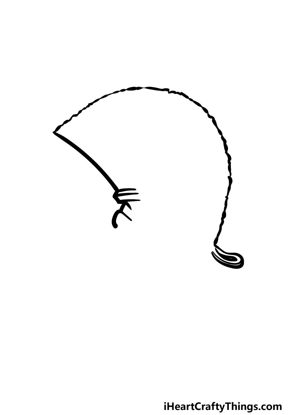 how to draw a Spartan Helmet step 1