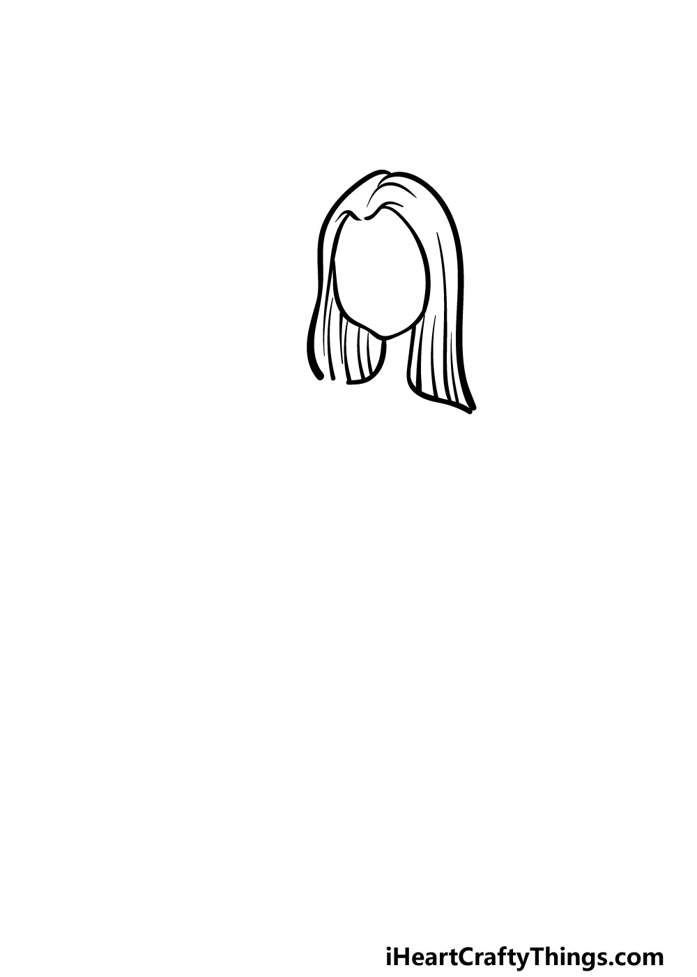how to draw Sally step 1