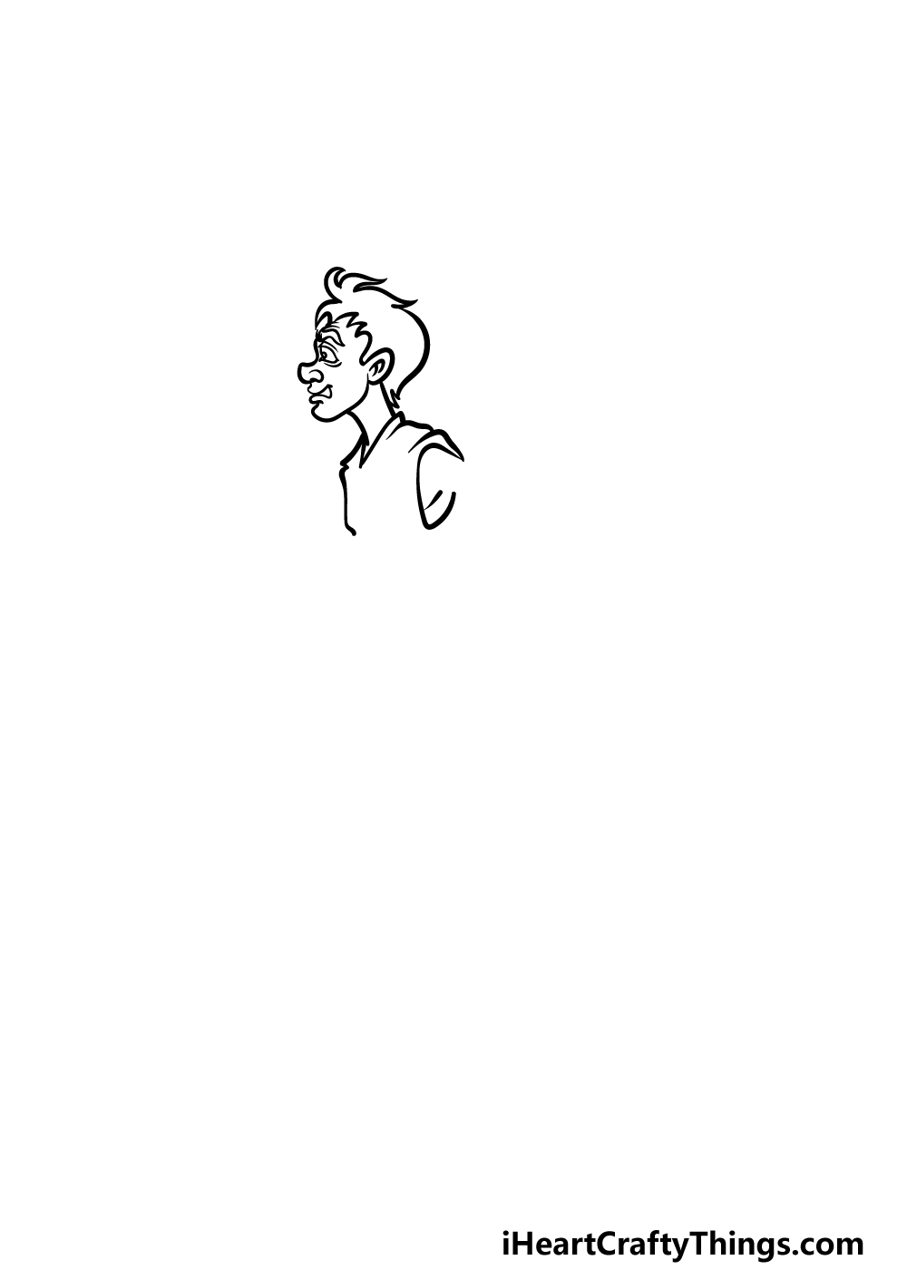 how to draw Running step 1