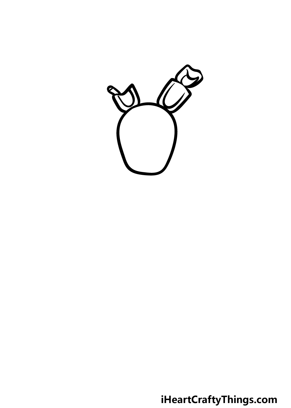 how to draw Springtrap step 1