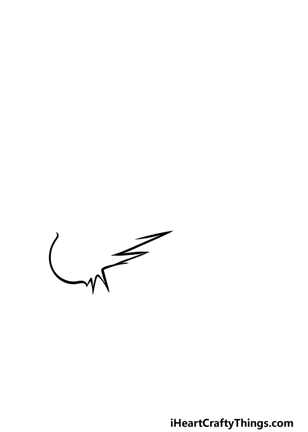 how to draw a comet step 1