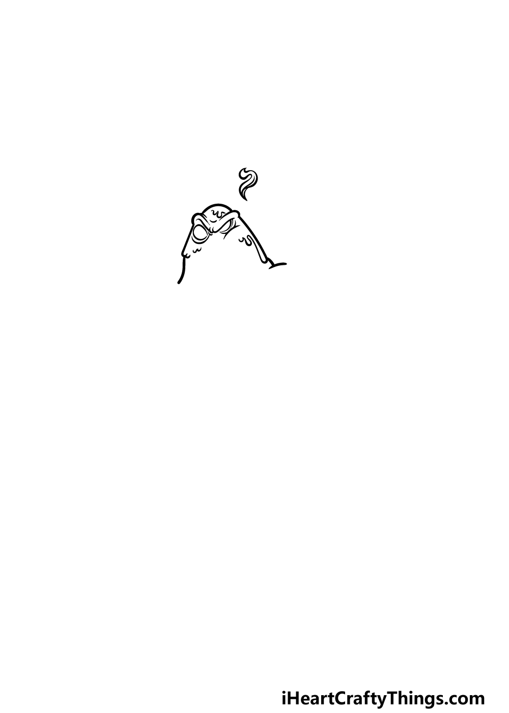 how to draw Slime step 1